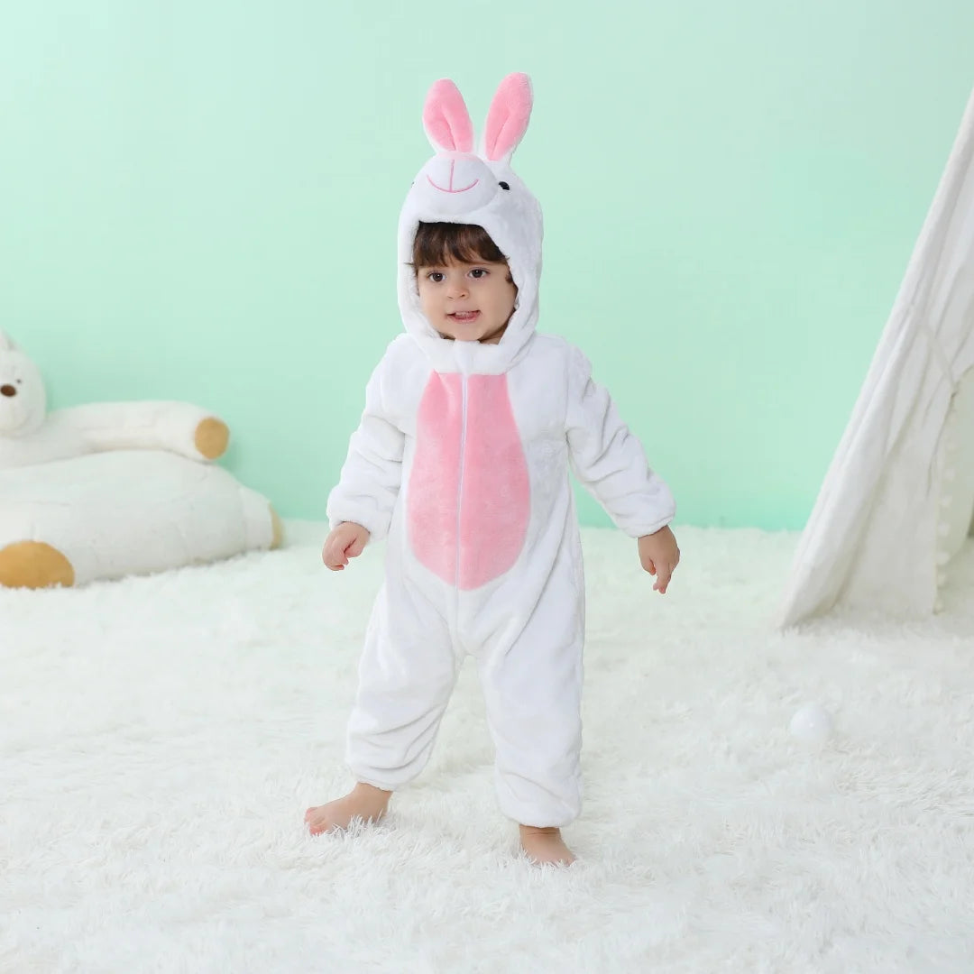 Dress your little one in these cute unisex infant pajamas featuring fun dinosaur and animal prints—perfect for cozy nights and playful days! -