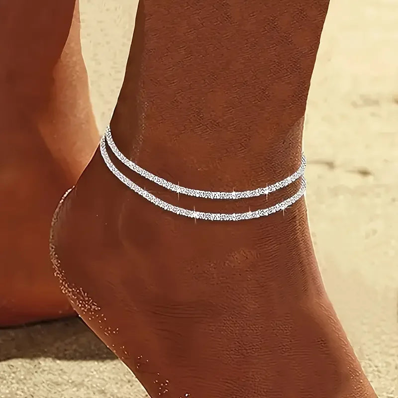 5 Pcs Anklets Set -