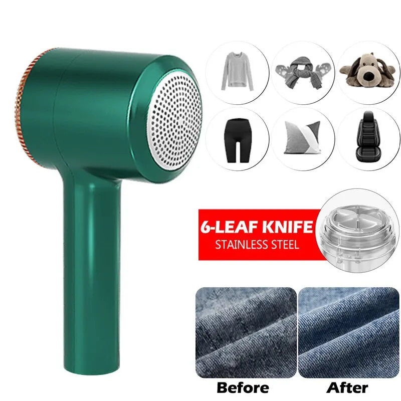 Lint Remover For Clothes Usb Electric Rechargeable Hair Ball Trimmer Fuzz Clothes Sweater Shaver Reels Removal Device -
