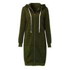 Plush Hooded Drawstring Women Jacket -