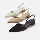 Shoes for Women Hot Sale Slingbacks Women's High Heels Shallow Mouth Office and Career Sexy Slip-on Toe Cap Gladiator Sandals -