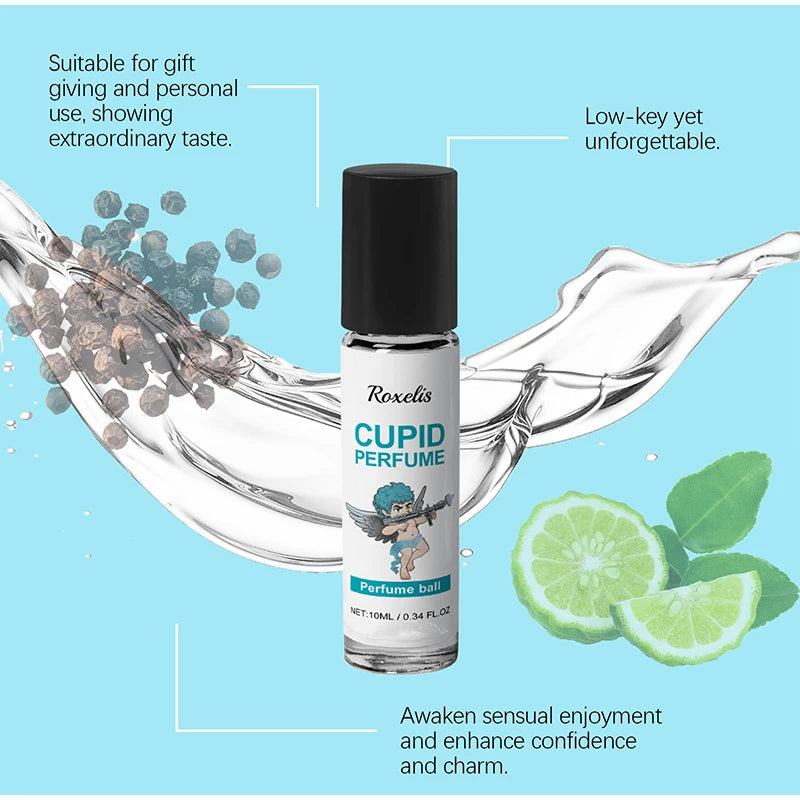 Cupid Cologne Men's Perfume Lasting Charm Temptation Attract The Opposite Sex Dating Body Spray 50ml Ambergris Portable Perfume -