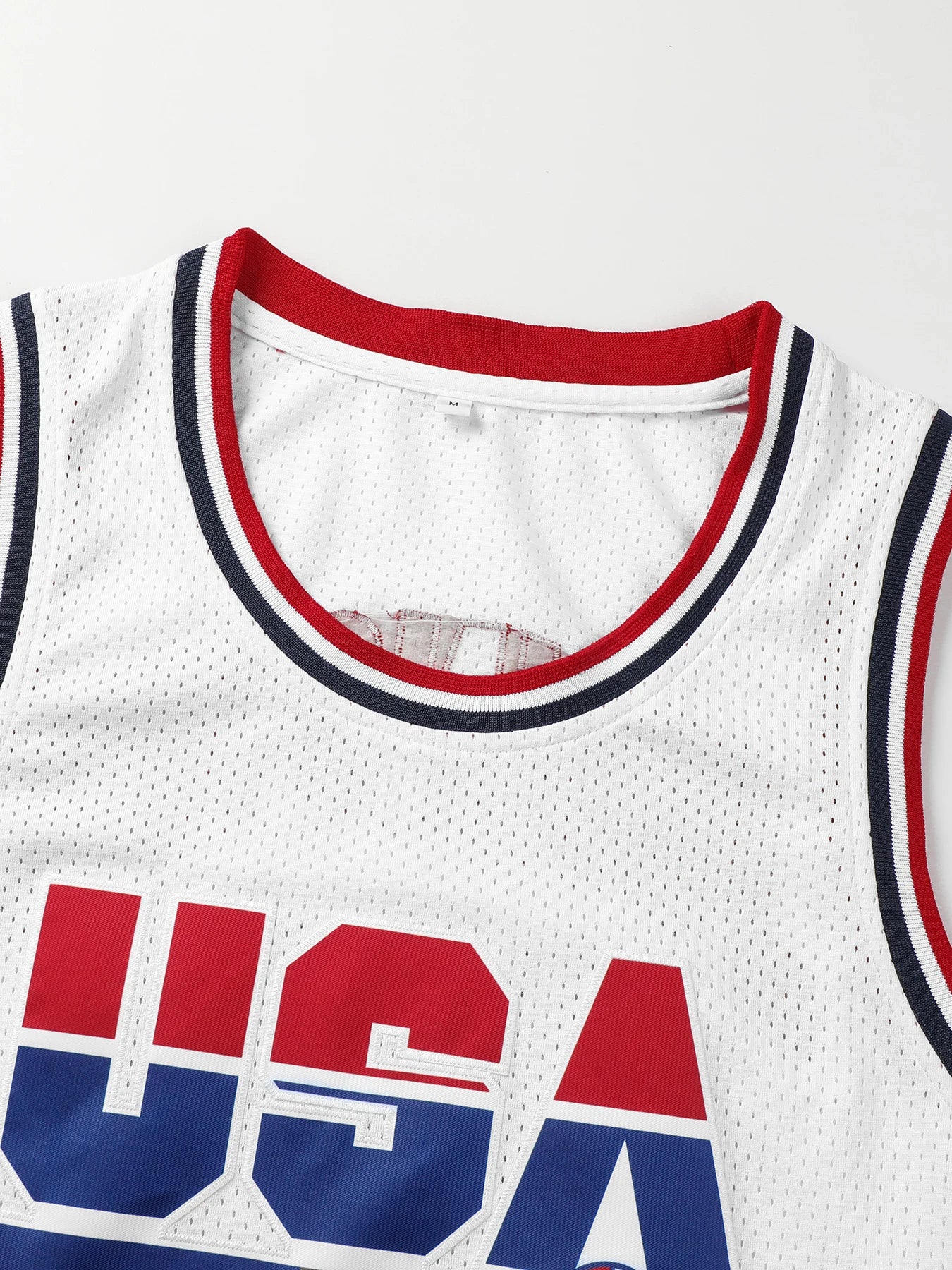 Men's Embroidered Team USA Basketball Jerseys (Throw Back) -