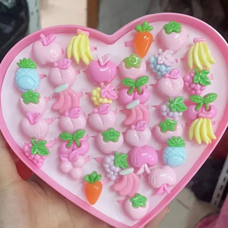 10pcs/lot Children's Cartoon Rings -