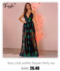 Sexy See through Mesh Red Sequin Mini Summer Dress Women Night club outfits cocktail Dresses Party wrap bodycon Dress vestidos -