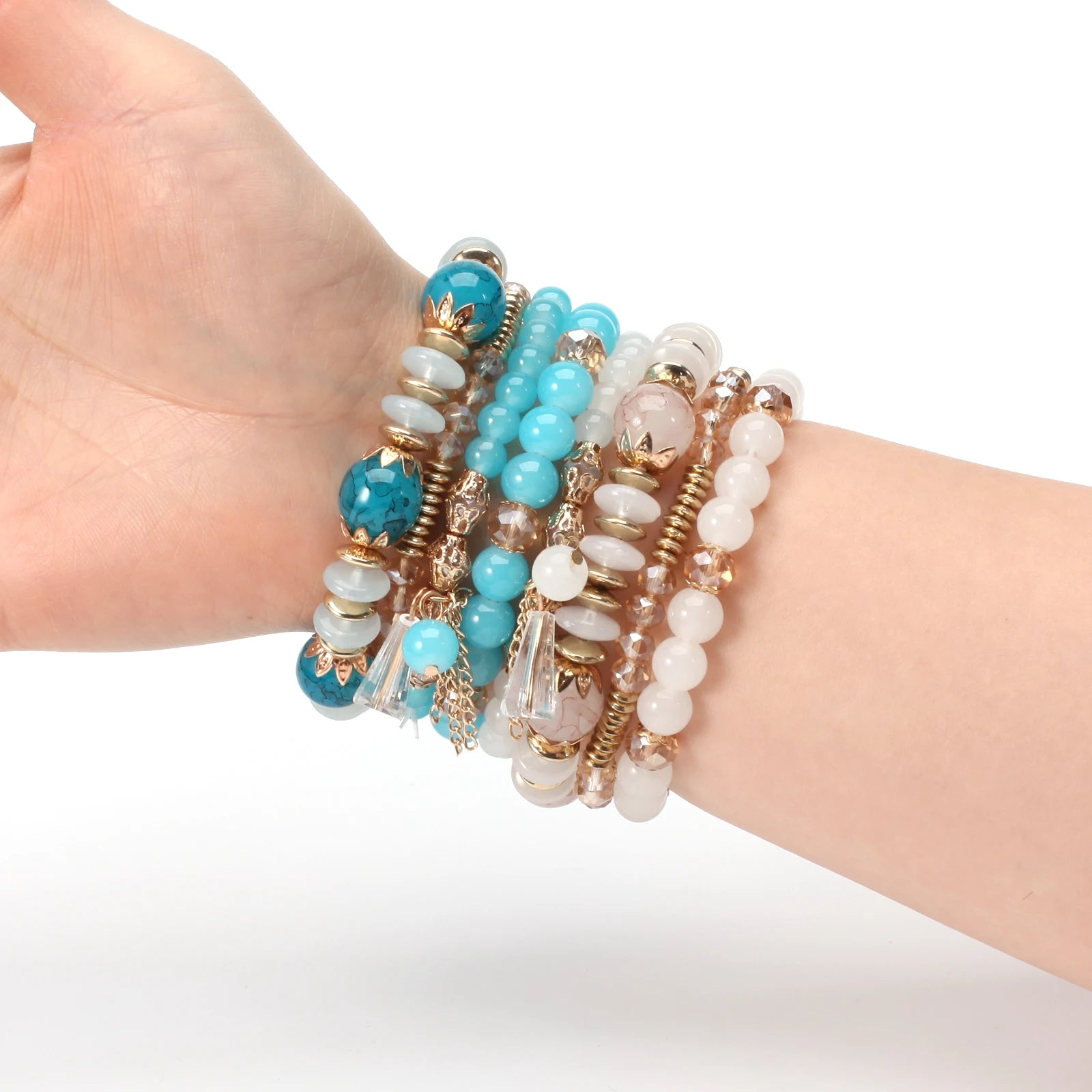 Stackable Bead Bracelets -