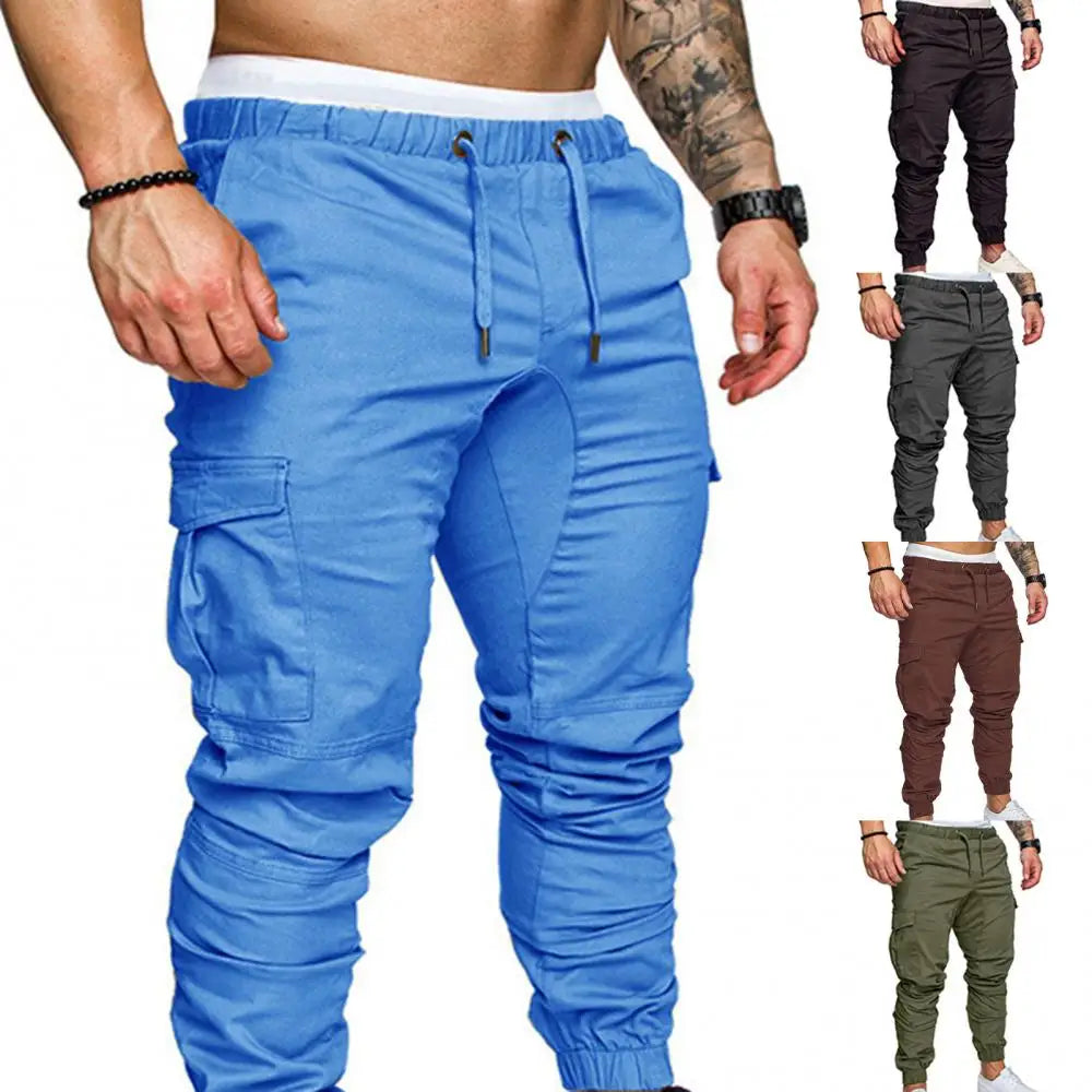 Men Skinny Cargo Pants -