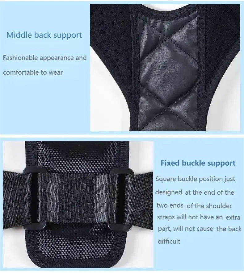 Achieve better posture and body shaping with this unisex back posture correction belt—designed to support your back and improve your overall alignment. -