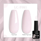 Explore your creativity with this comprehensive set of 129 colors of 7ML nail gel polish. Perfect for nail art enthusiasts, these semi-permanent colors allow for endless possibilities and stylish designs. -