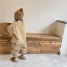 Children's Clothing From 2 To 7 Years Winter Kids Warm Cotton-Padded Trousers Baby Girls Thick Pants Toddler Boys Wear Clothes -
