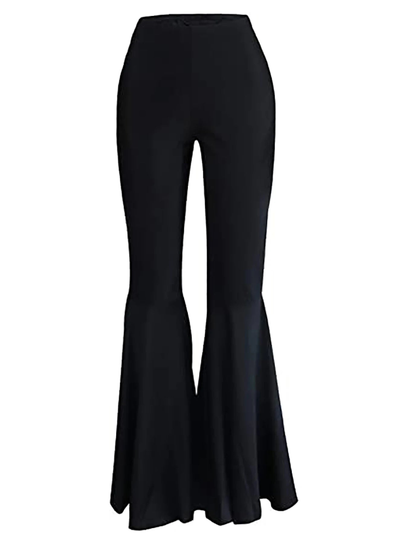 Plus-size women's trendy bell-bottomed trousers -
