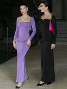Long Sleeve Maxi Dress -