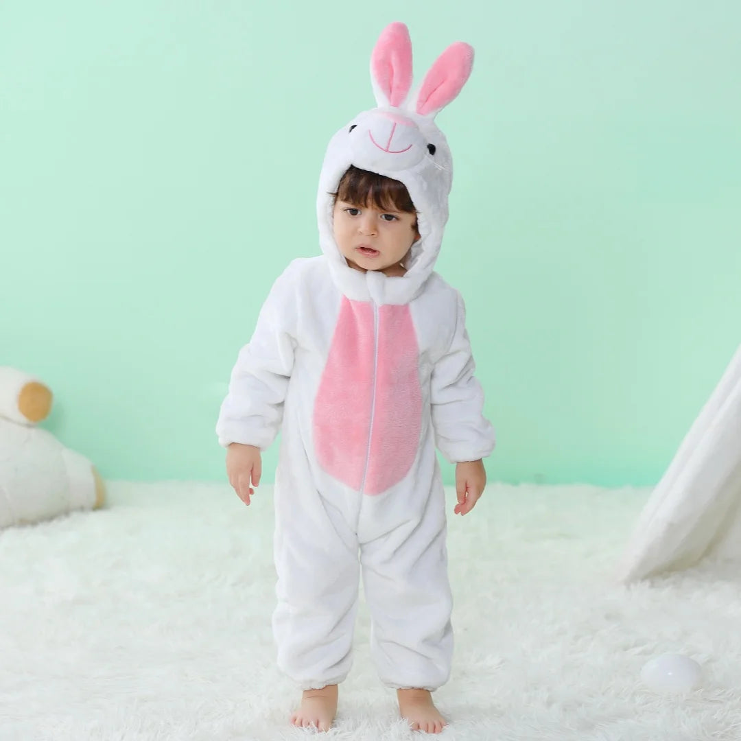 Dress your little one in these cute unisex infant pajamas featuring fun dinosaur and animal prints—perfect for cozy nights and playful days! -