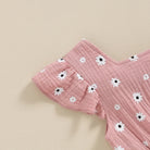 Toddler Kids Clothes Girls Summer Overalls Cotton Floral Print Backless Bowknot Rompers Jumpsuits Baby Clothing -