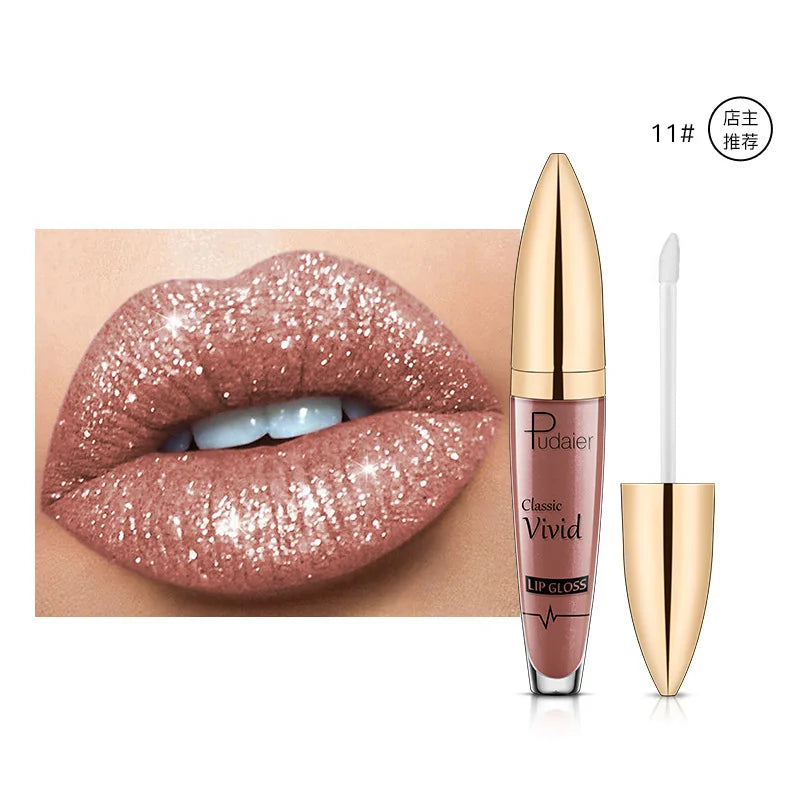 Shiny lipstick -