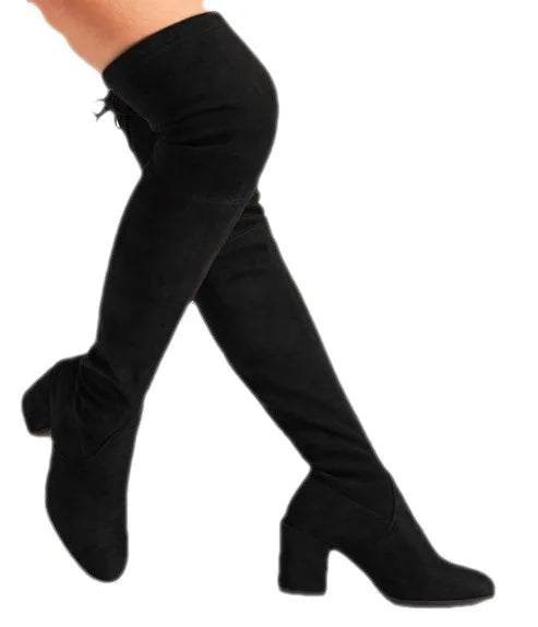 2023Shoes for Women Boots Casual Boots Comfortable Over The Knee Thigh High Boots for Women Platform Shoes Botas De Mujer -