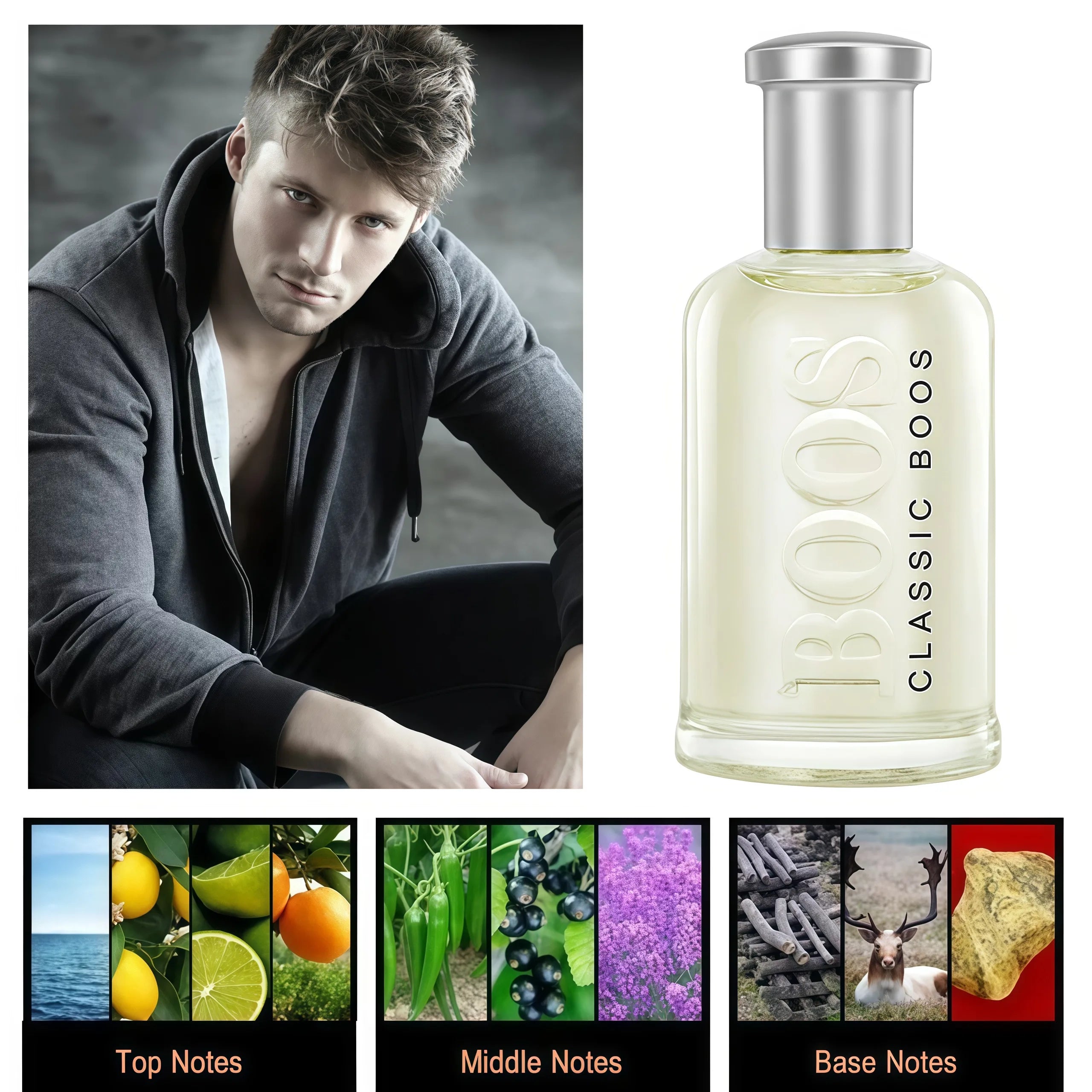 Hot Sale Perfume For Men Self Confidence Cologne Fresh Temptation Gentleman Parfum Male Fragrance Atomizer Best Selling -