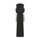 Criss Cross Cut Out Sleeveless Dress -