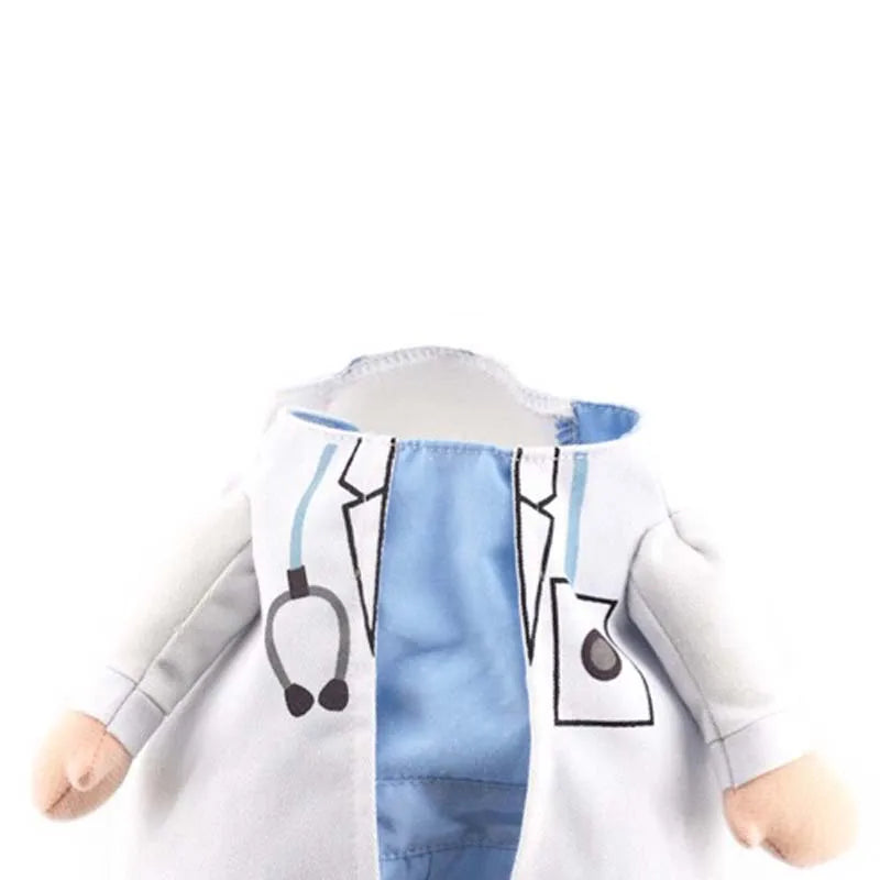 Pet Clothes Cat Dog Doctors Costume Puppy White Gown Funny Coat Party Dress For Small Pets Outfits Chihuahua Costumes -