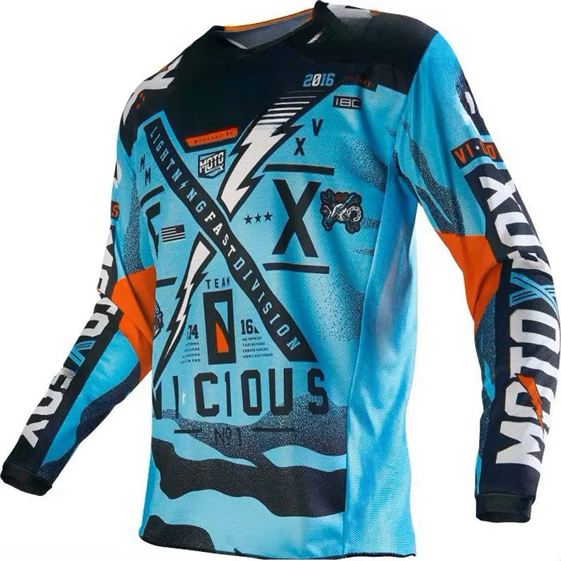Bike Jersey T-Shirt For Motocross Unisex Bike Road Bicycle Motorcycle BMX ATV MTB Enduro -