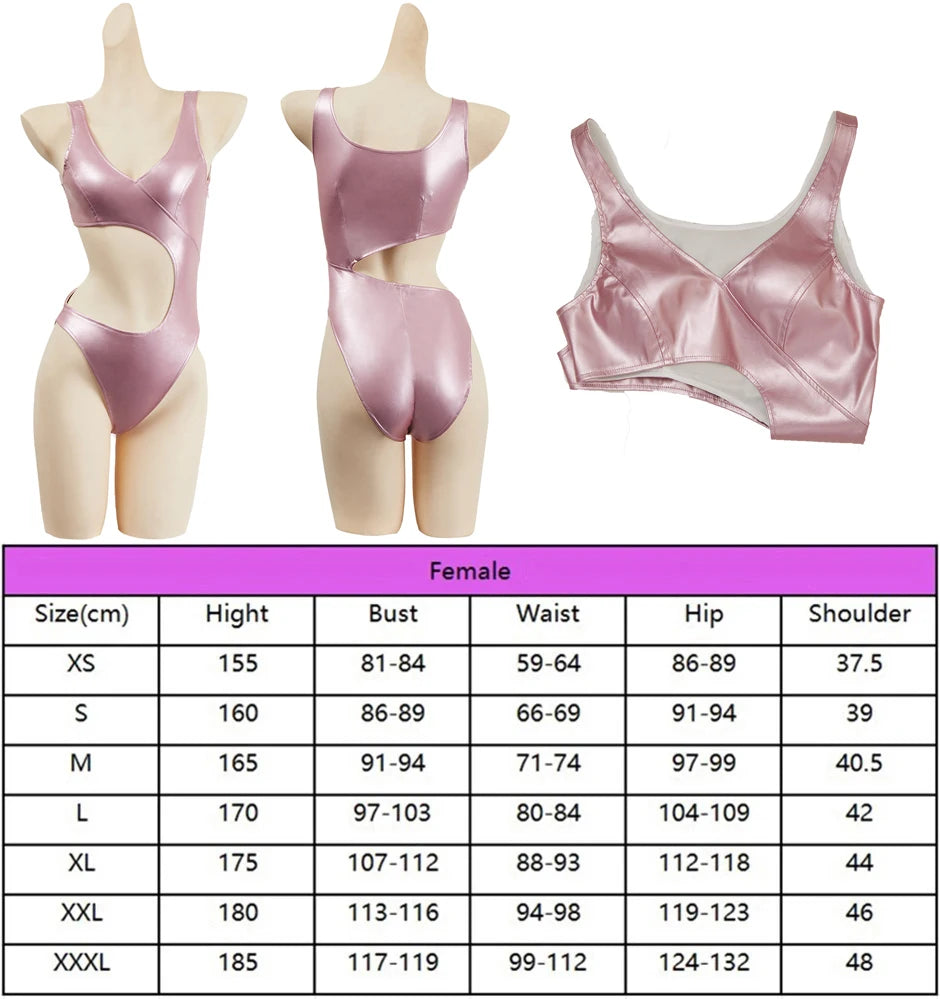 Strut your stuff in style with this women's bikini fitness jumpsuit bodysuit, perfect for hitting the beach or pool in fashion-forward flair! -