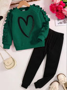 Casual pants two-piece girls -