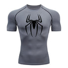 Men's Spider Print Compression Shirt -