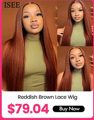 Wear Go Glueless Wigs ISEE Hair Brazilian Kinky Straight 7x5 HD 100% Glueless Preplucked Human Wigs Ready To Go Pre Cut No Glue -