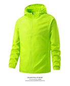 Stay protected during hiking adventures with these waterproof jackets for men and women. Featuring sun protection and windproof capabilities, these jackets are perfect for outdoor excursions, keeping you comfortable and shielded from the elements. -