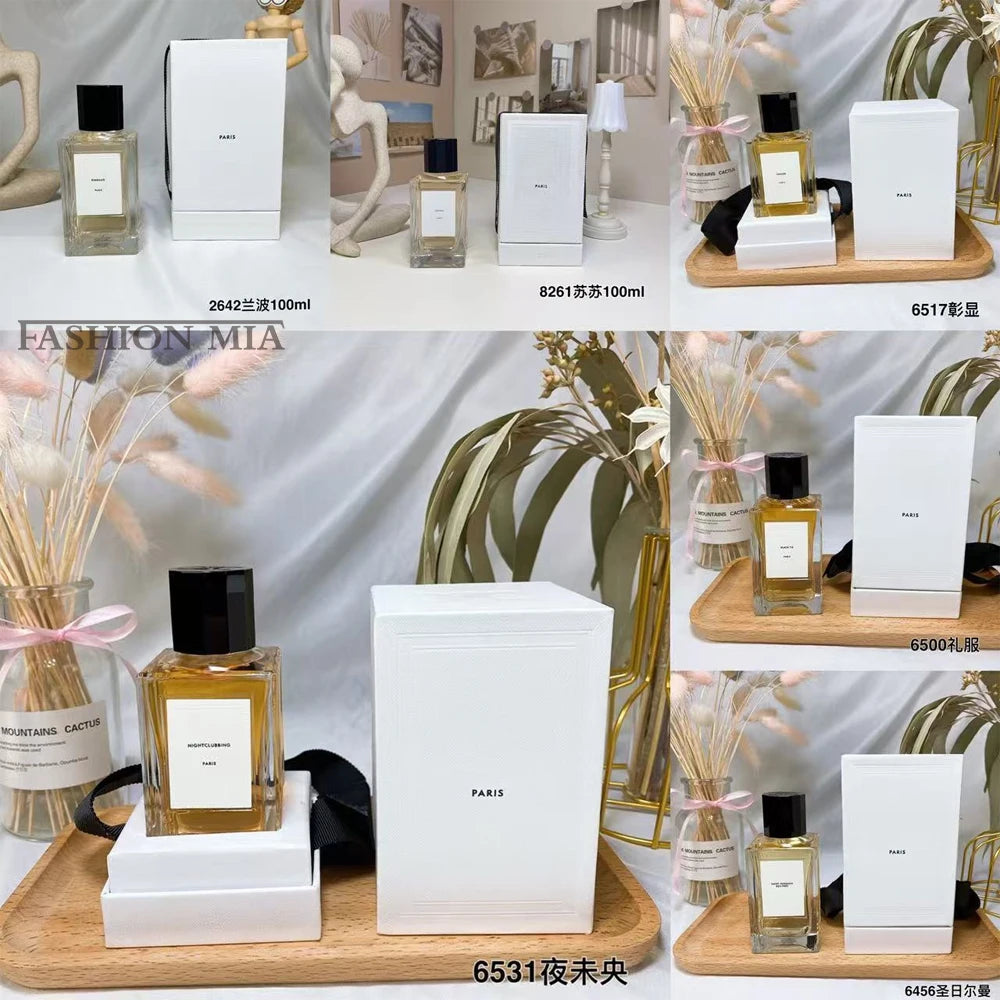 100ml Quality Brand Cologne Perfume Men Long Lasting Woody Citrus Floral Women Fragrance Body Spray Dating Perfume Gifts -