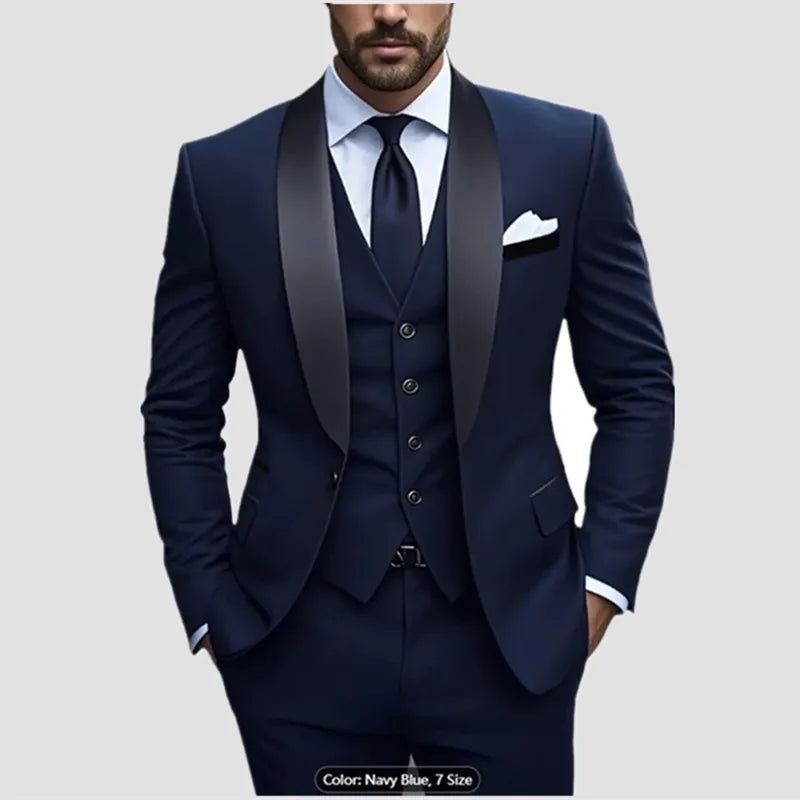 Men Formal Slim Fit Tuxedo -