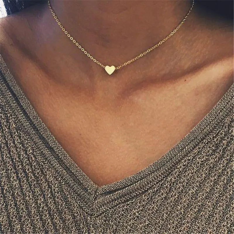 Simple Pearl Beads Necklace -