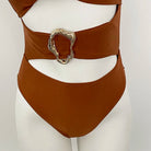 One-Piece Swimwear Summer Bathing Suit Women On Holiday New Swimsuit Bathing Suit Splice Color Beachwear Bikini -