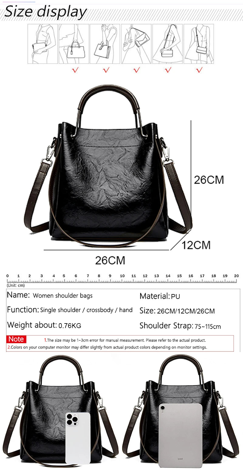 Elevate your style with these luxurious big shoulder bags for women. Designed by a top designer, these elegant handbags are the perfect accessory and can add a touch of sophistication to any ensemble. -