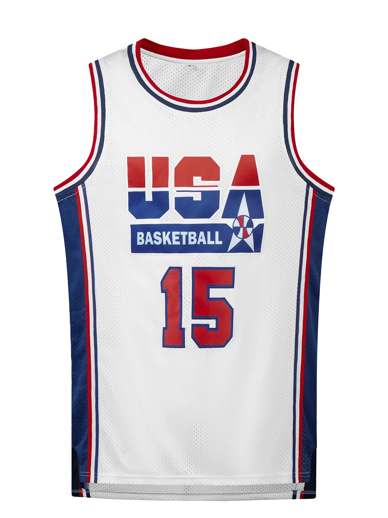 Men's Embroidered Team USA Basketball Jerseys (Throw Back) -