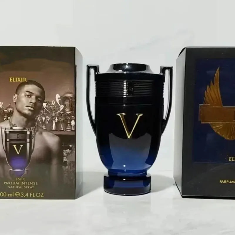 100ML Victory Men's Perfume EDP, Woody Aquatic Notes, Fresh Ocean Fragrance Spray Gift For Men 3.4 Oz Parfum Intense Cologne -