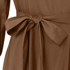 Women Long Sleeve A-line Dress -