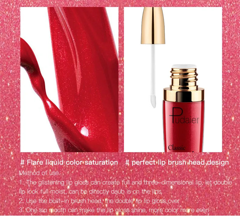 Shiny lipstick -