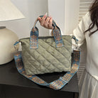 Elevate your style with these luxury designer shoulder crossbody bags for women. Featuring a quilted padded design from a top designer brand, these handbags are perfect for adding a touch of elegance to any outfit. -