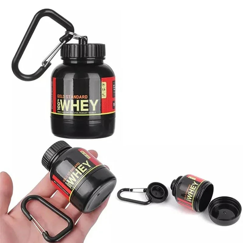 100/200ml Portable Protein Powder Supplement Container -
