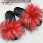 Faux Fur Slippers Women -