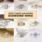 18k Gold 1.5ct E VVS Engagement Ring Style Lab Diamond -