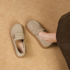 Elevate your style with these platform sole loafers for women. -