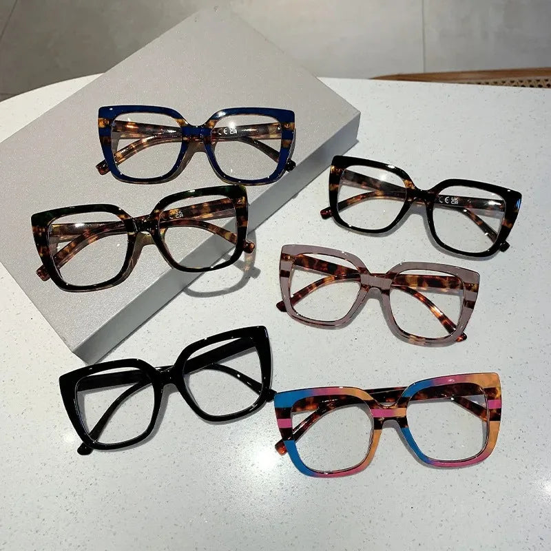 Vintage Anti Blue Light Optical Cat Eye Sexy Ladies Glasses Women Luxury Brand Designer Trend Myopia Prescription Eyewear Frame -