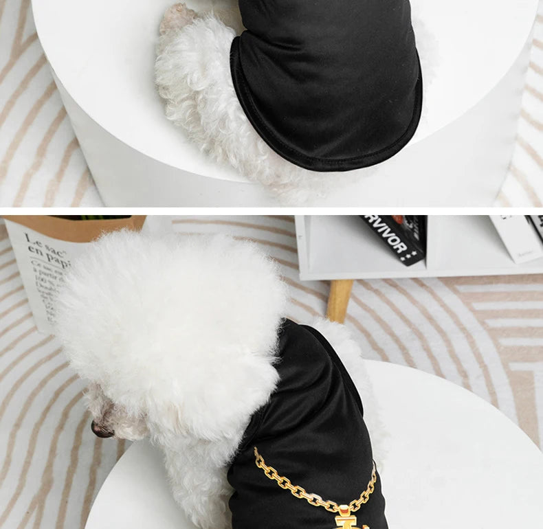 Keep your furry friends stylish and comfortable with these adorable pet clothes designed for dogs and cats. Perfect for adding a touch of fashion to your pet's wardrobe! -