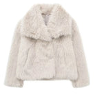 Fur Coat Plush Fluffy Women's -
