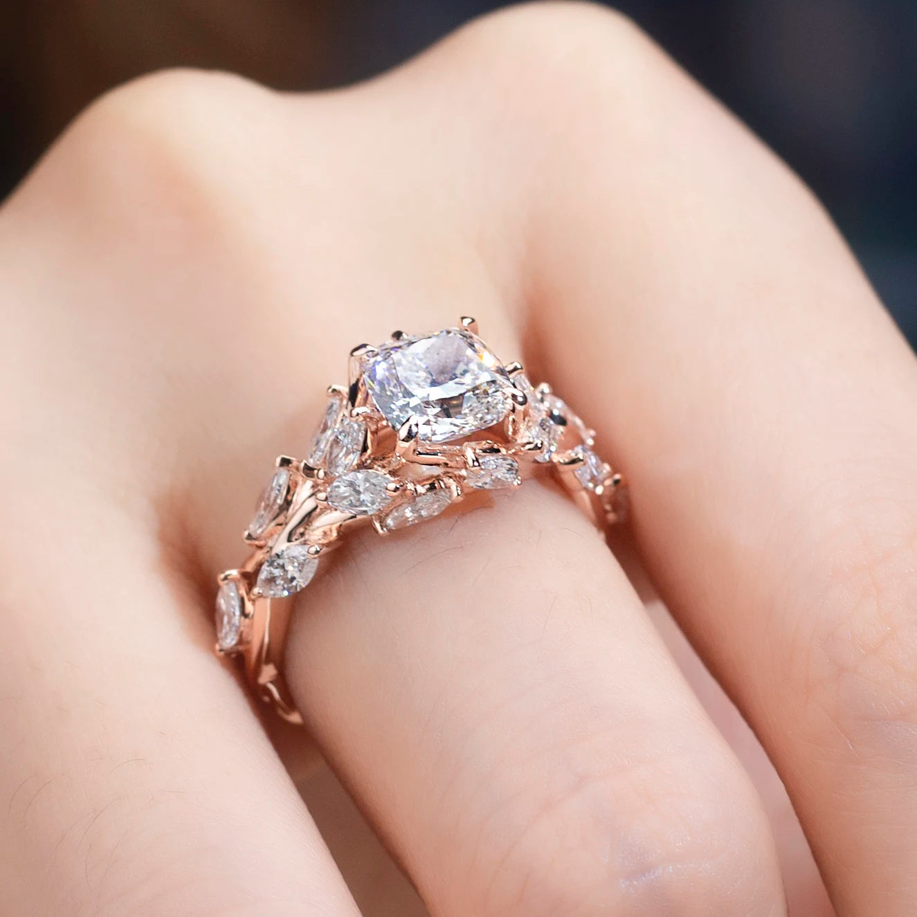 18k Gold 1.5ct E VVS Engagement Ring Style Lab Diamond -