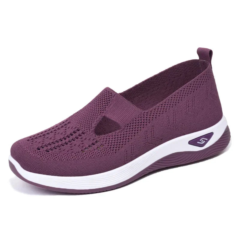 Women's Shoes Summer 2025 Casual Sneakers Breathable Slip On Walking Shoes Lightweight Outdoor Flat Sports Free Shipping -