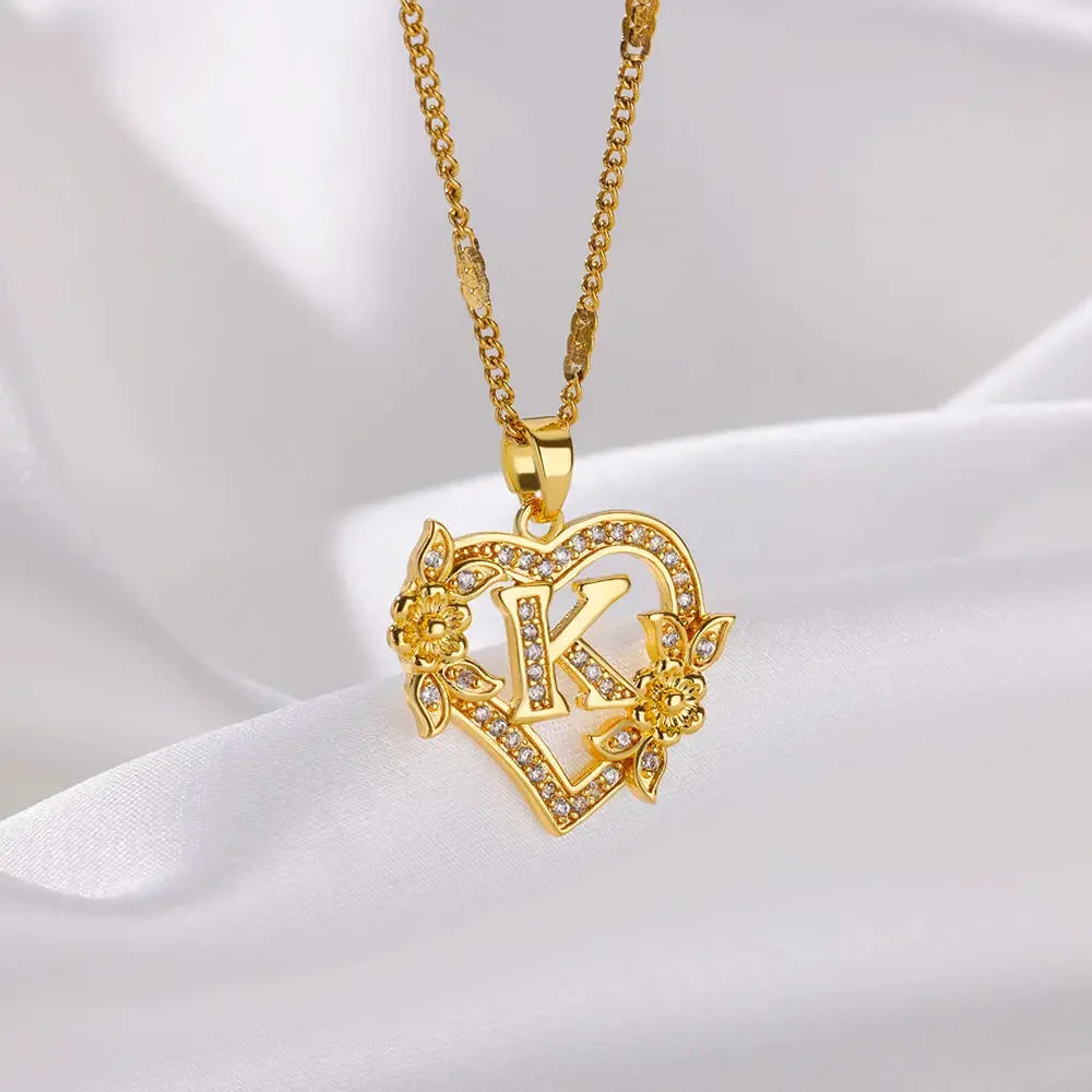 Initial Letter Necklaces -