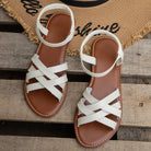 Shoes for Women 2025 Summer New Women Flat Sandals Bottom Roman Strap Sandals with Non Slip Rubber Soles Ladies Daily Sandalia -